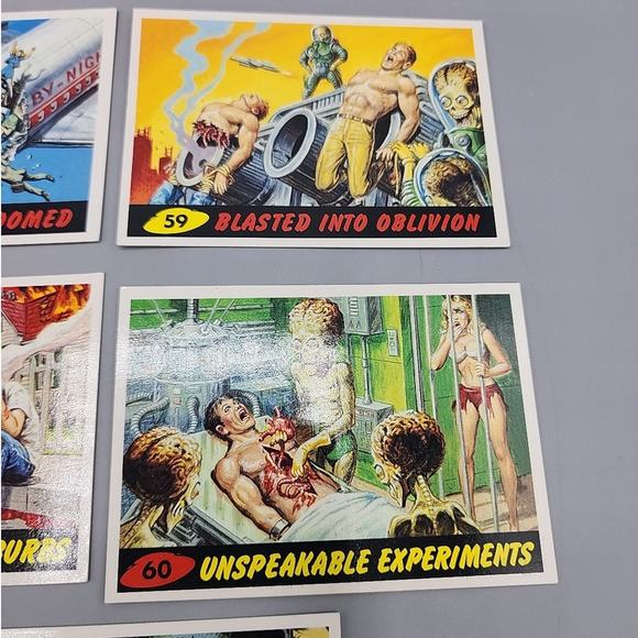 1994 Topps Mars Attacks 56-66 - 11 Cards Unpublished - Picture 6 of 16